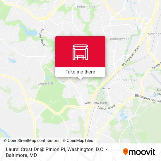 Laurel Crest Dr @ Pinion Pl map