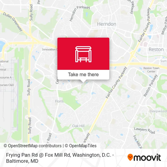 Frying Pan Rd @ Fox Mill Rd map