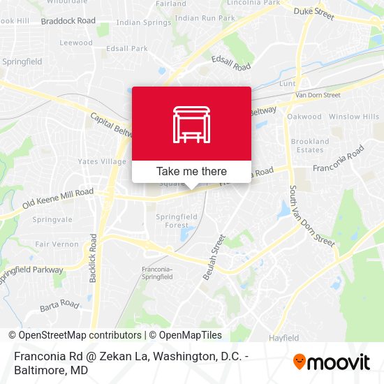 Franconia Rd @ Zekan La map