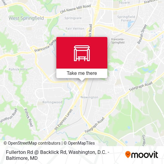 Fullerton Rd @ Backlick Rd map