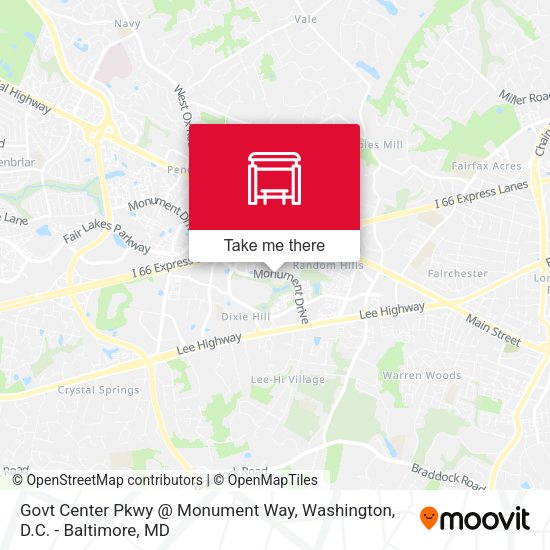 Mapa de Govt Center Pkwy @ Monument Way
