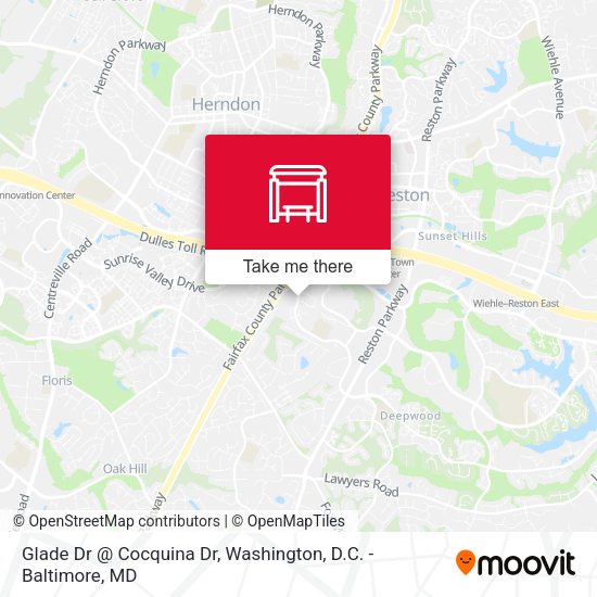 Glade Dr @ Cocquina Dr map