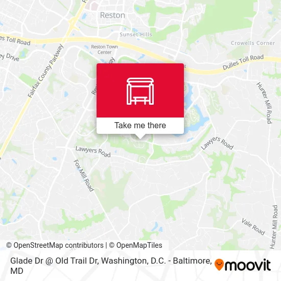 Glade Dr @ Old Trail Dr map