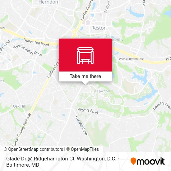 Glade Dr @ Ridgehampton Ct map