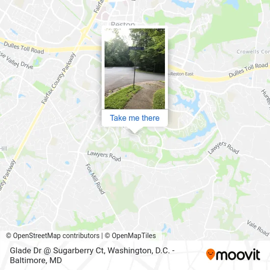Glade Dr @ Sugarberry Ct map