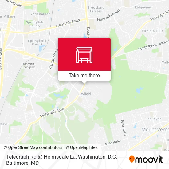 Telegraph Rd @ Helmsdale La map