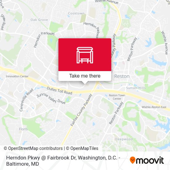 Herndon Pkwy @ Fairbrook Dr map