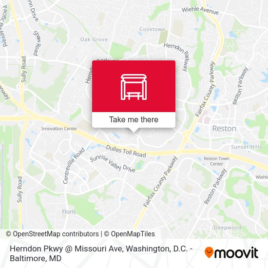 Herndon Pkwy @ Missouri Ave map