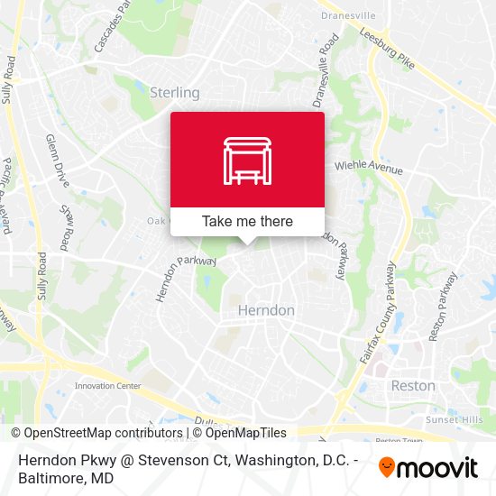 Herndon Pkwy @ Stevenson Ct map