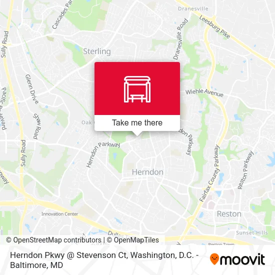 Mapa de Herndon Pkwy @ Stevenson Ct