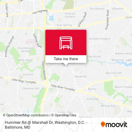 Hummer Rd @ Marshall Dr map