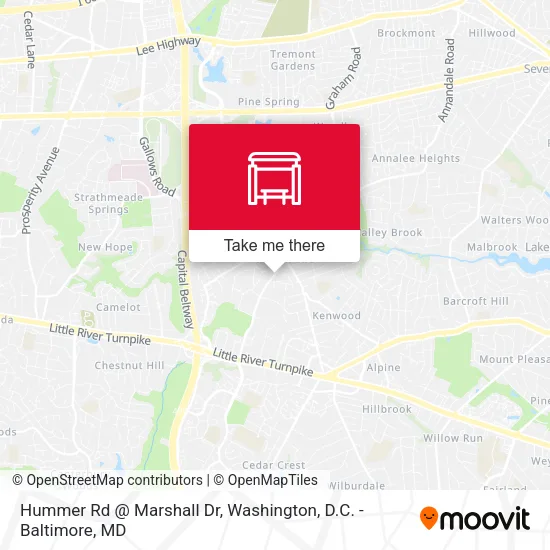 Hummer Rd @ Marshall Dr map