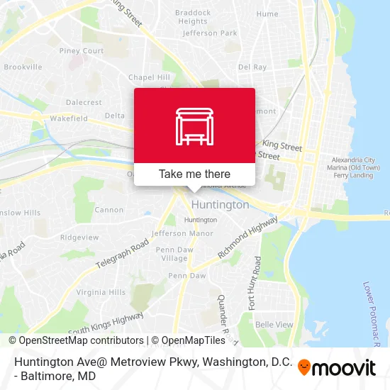 Mapa de Huntington Ave@ Metroview Pkwy