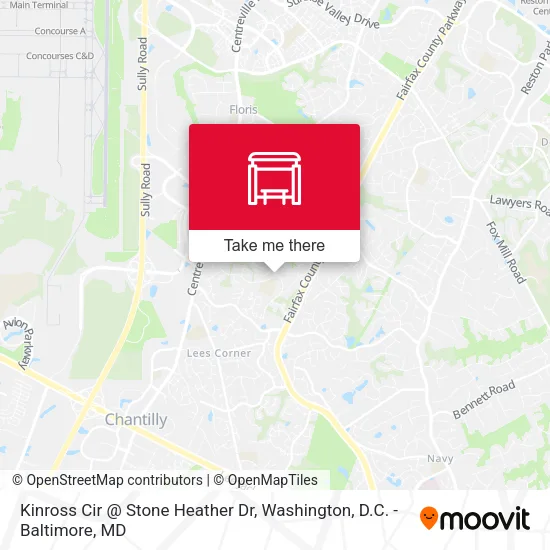 Kinross Cir @ Stone Heather Dr map