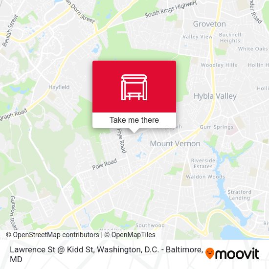 Lawrence St @ Kidd St map