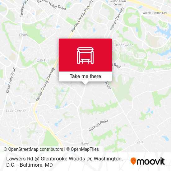 Lawyers Rd @ Glenbrooke Woods Dr map