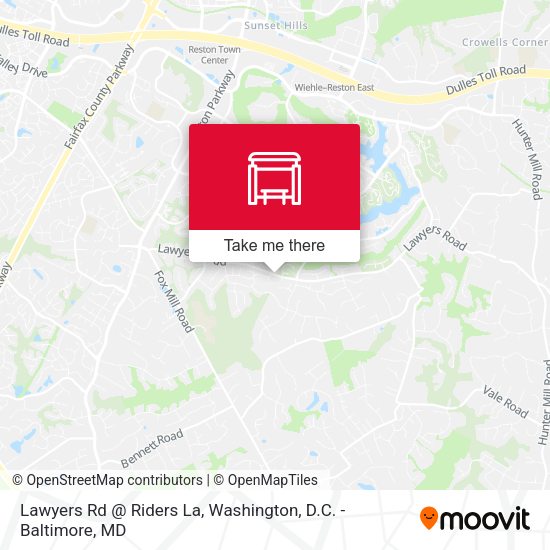 Lawyers Rd @ Riders La map