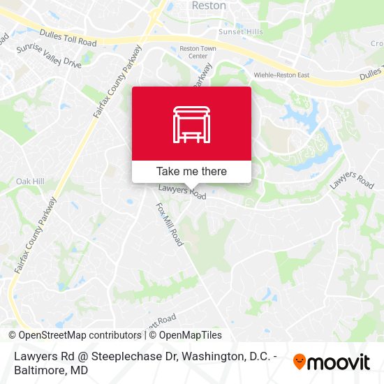 Mapa de Lawyers Rd @ Steeplechase Dr