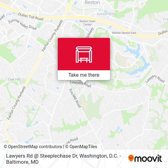 Mapa de Lawyers Rd @ Steeplechase Dr