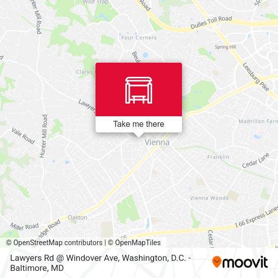 Mapa de Lawyers Rd @ Windover Ave