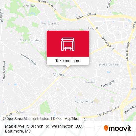 Maple Ave @ Branch Rd map