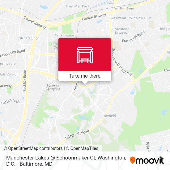 Manchester Lakes @ Schoonmaker Ct map