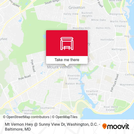 Mt Vernon Hwy @ Sunny View Dr map