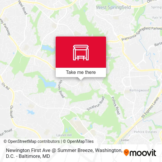 Newington First Ave @ Summer Breeze map