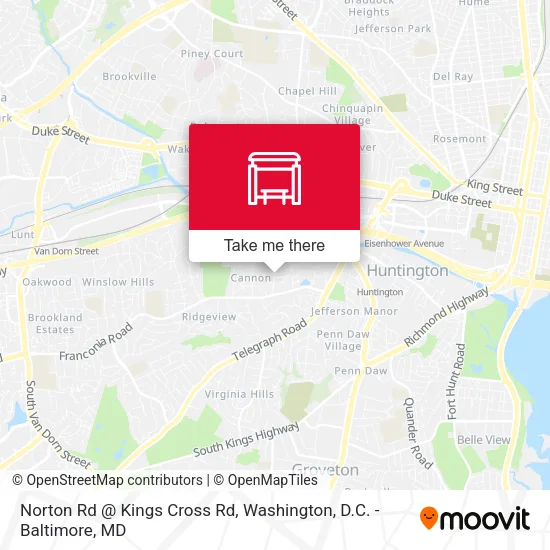 Norton Rd @ Kings Cross Rd map
