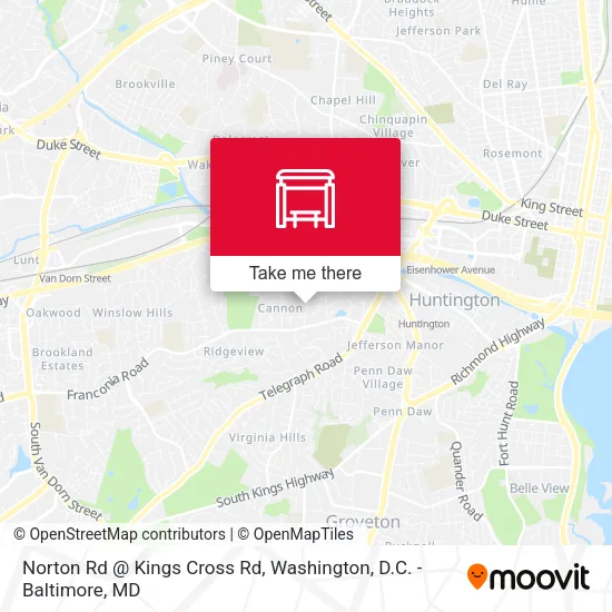 Norton Rd @ Kings Cross Rd map