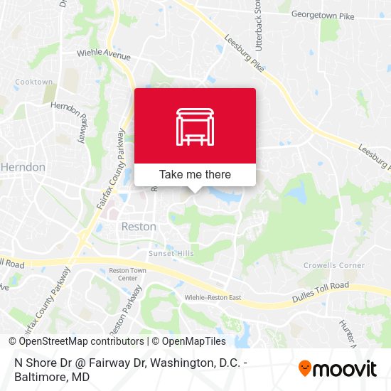 N Shore Dr @ Fairway Dr map