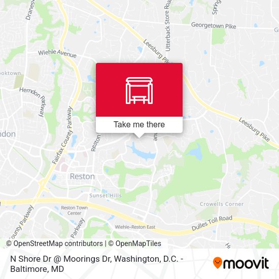 N Shore Dr @ Moorings Dr map