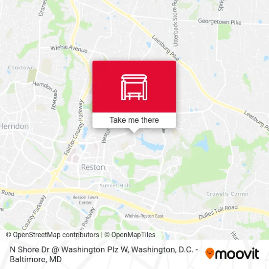 N Shore Dr @ Washington Plz W map