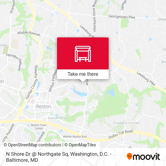 N Shore Dr @ Northgate Sq map