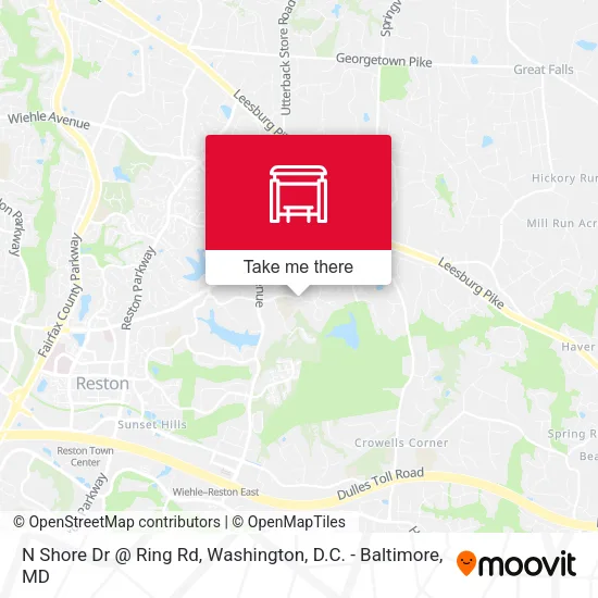 N Shore Dr @ Ring Rd map