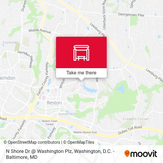 N Shore Dr @ Washington Plz map