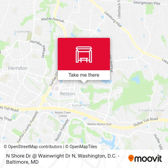 N Shore Dr @ Wainwright Dr N map