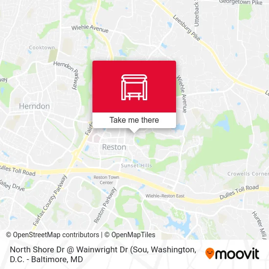 North Shore Dr @ Wainwright Dr map