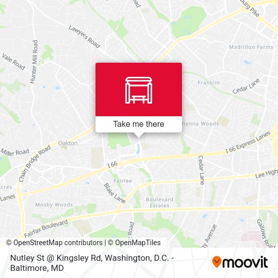 Nutley St @ Kingsley Rd map