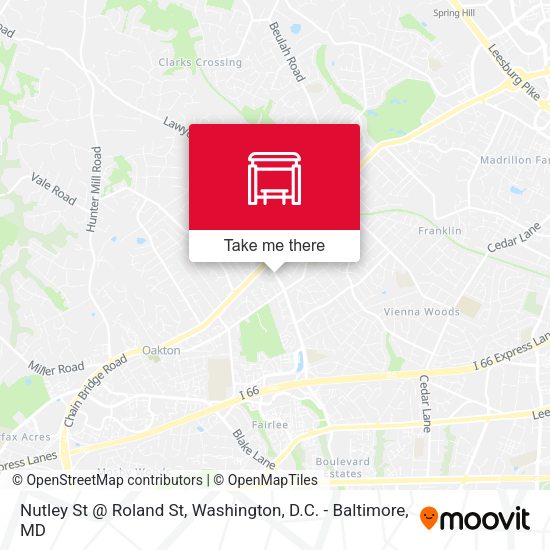 Mapa de Nutley St @ Roland St