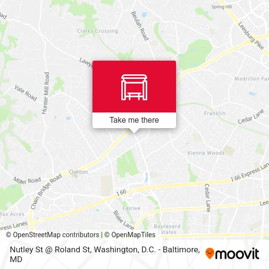 Nutley St @ Roland St map