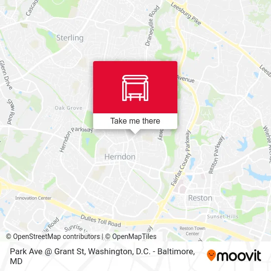 Park Ave @ Grant St map