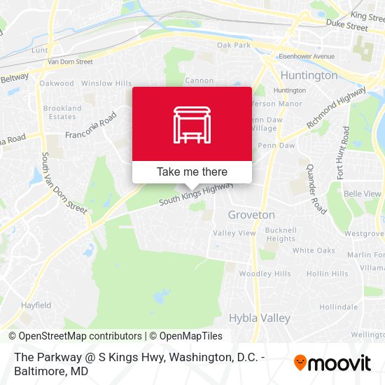 The Parkway @ S Kings Hwy map
