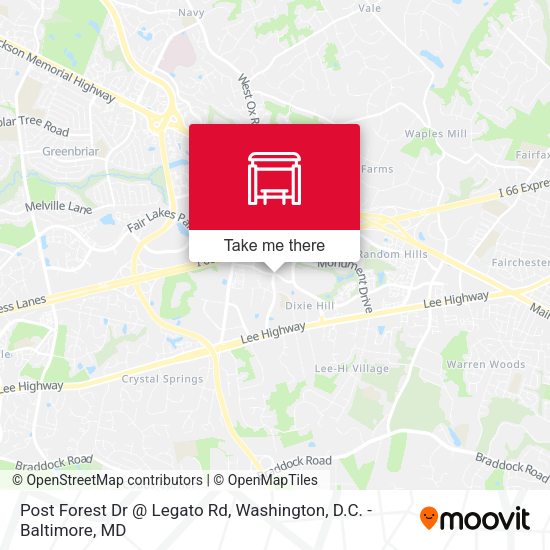 Mapa de Post Forest Dr @ Legato Rd