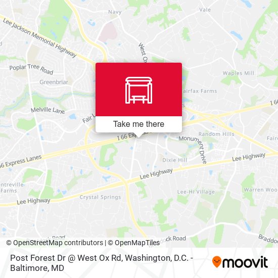 Post Forest Dr @ West Ox Rd map