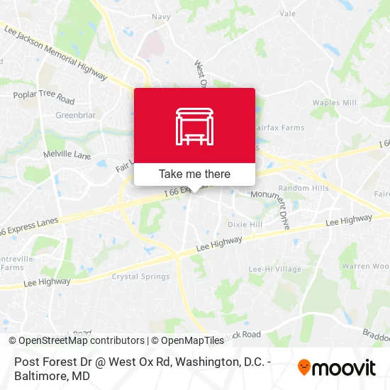 Post Forest Dr @ West Ox Rd map