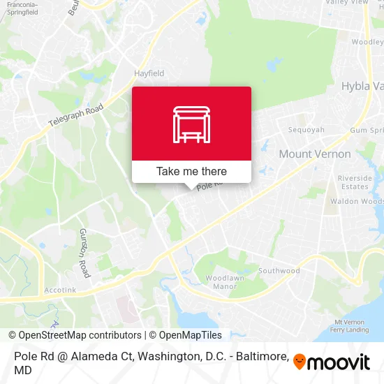 Pole Rd @ Alameda Ct map