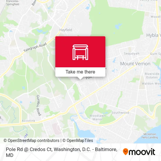 Pole Rd @ Credos Ct map