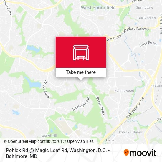 Pohick Rd @ Magic Leaf Rd map