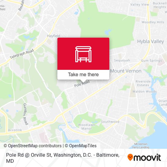 Mapa de Pole Rd @ Orville St
